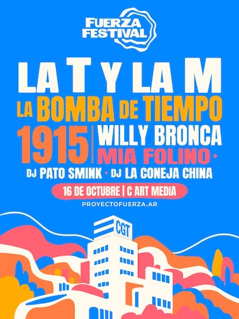 Flyer del festival artístico de la CGT por el 17 de octubre