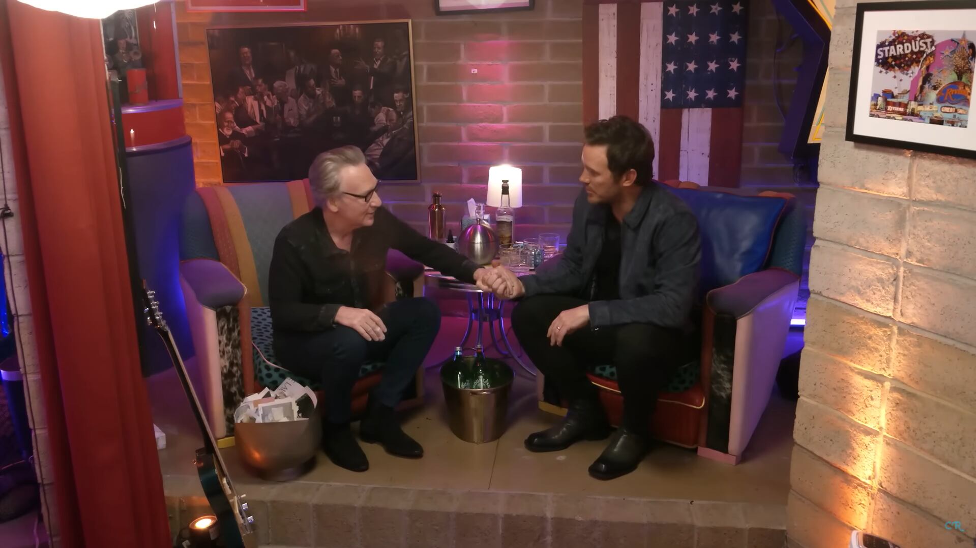 La conversación se desarrolló en un ambiente distendido, abordando desde tecnología hasta valores familiares con espontaneidad y complicidad (Captura de pantalla/Club Random Podcast)