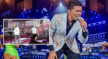 Raúl Romero hizo de las suyas en segundo concierto de Grupo 5.