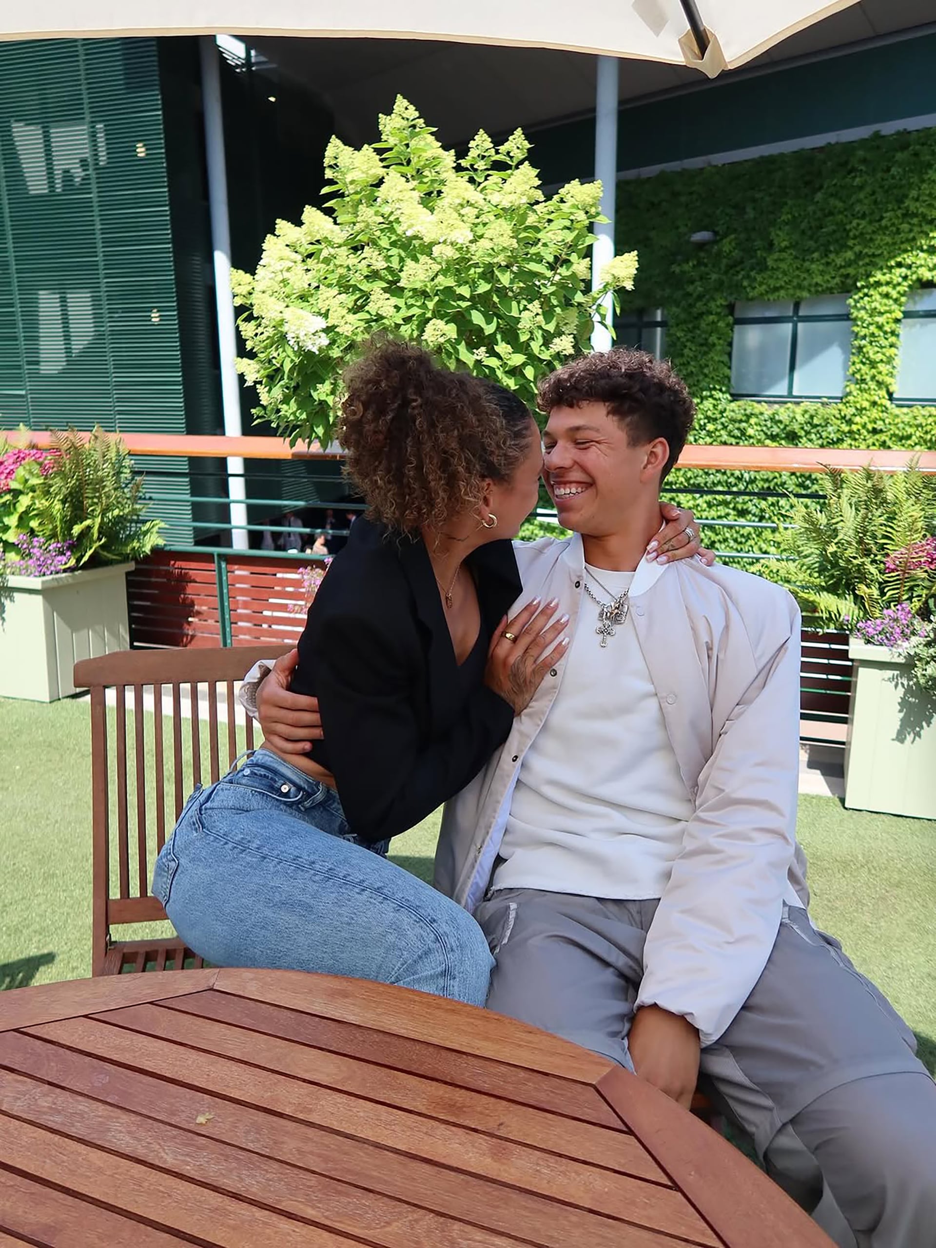 Trinity Rodman y Ben Shelton oficializaron su relación en marzo de 2025 y desde entonces se acompañan en torneos de fútbol y tenis. (Instagram @trinity_rodman)
