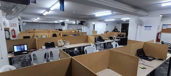 Instalaciones del Call center que operaba en Quito.