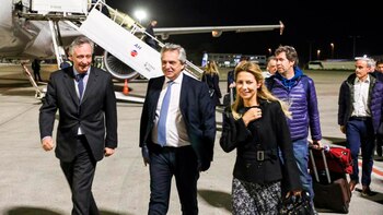 Alberto Fernández y Fabiola Yañez