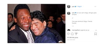 El último posteo de Pelé