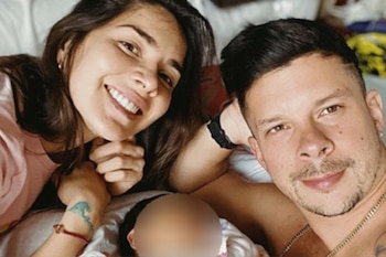Mario Hart y Korina Rivadeneira