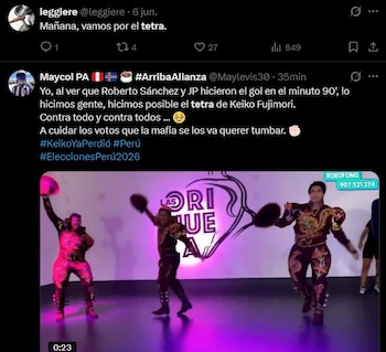 Conteo rápido y redes sociales: el significado detrás de las tendencias "Nieto", "ONPE" y "Tetra". Captura: X.