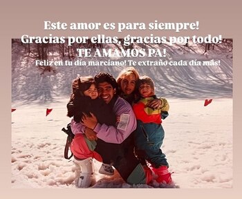 La tierna postal familiar que