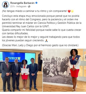 La congresista Rosangella Barbarán omitió
