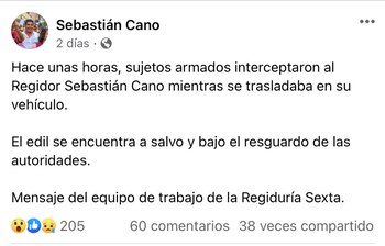 El funcionario morenista denunció haber