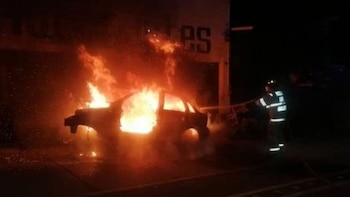 Quema Cártel de Sinaloa ocho