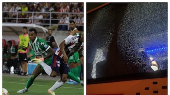 Atlético Nacional sufrió un ataque violento tras la final de la Liga BetPlay: vandalizaron su bus rumbo al aeropuerto de Barranquilla