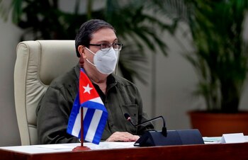 En la imagen el ministro de relaciones exteriores de Cuba, Bruno Rodríguez Parrilla. EFE /Ernesto Mastrascusa /Archivo
