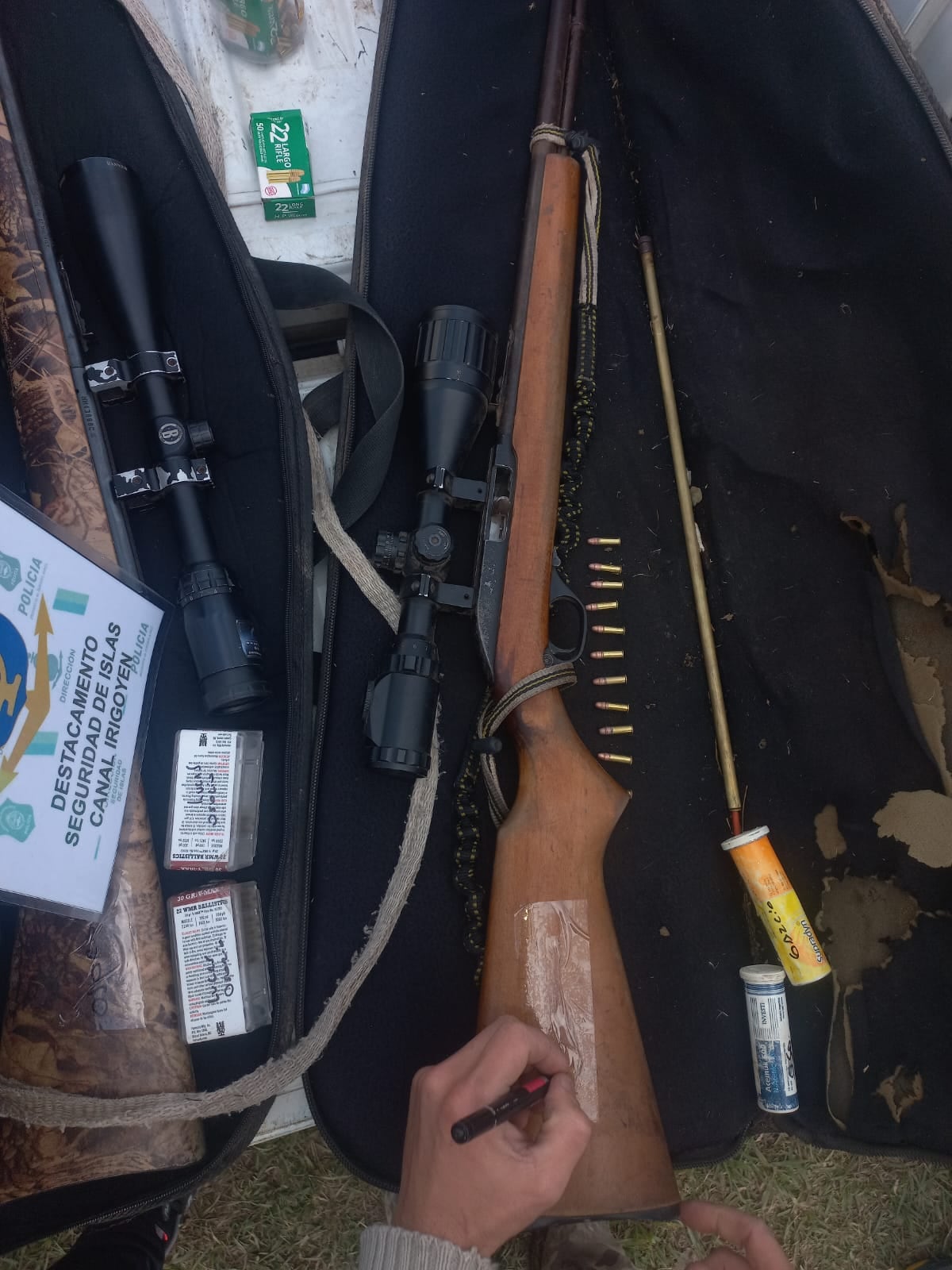 Los cinco hombres fueron imputados por infracción a la Ley 22.421, que regula la protección y conservación de la fauna silvestre en la Argentina