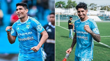 Irven Ávila y Luis Iberico fueron los '9's suplentes de Martín Cauteruccio en Sporting Cristal el 2024.