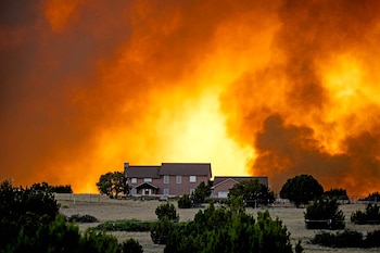 Incendio forestal en Denver