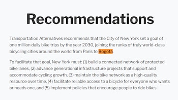 El artículo finalizó con afirmar