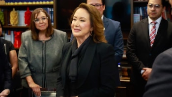 La ministra Yasmín Esquivel se ha declarado impedida para discutir el expediente de la prisión preventiva en el Corte.
Crédito: X / @YasminEsquivel_