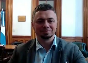 Gustavo Romero, vicerrector del Colegio Nacional de Buenos Aires (captura de video)