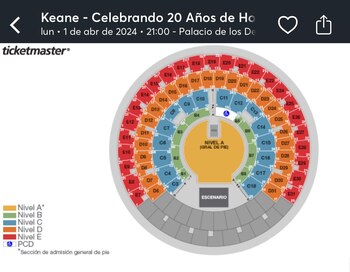 Captura: Ticketmaster.