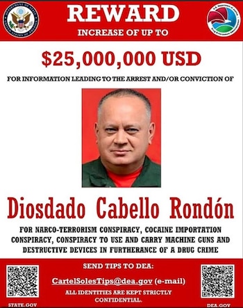 EEUU ofrece 25 millones de