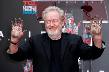 Sir Ridley Scott trabaja en