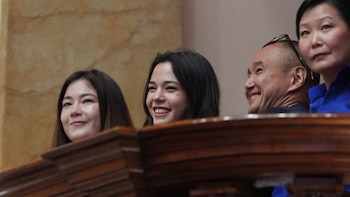 Las hijas de la nueva presidenta asistieron al Congreso y luego a Palacio de Gobierno para acompañar a Keiko Fujimori durante la ceremonia de asunción.