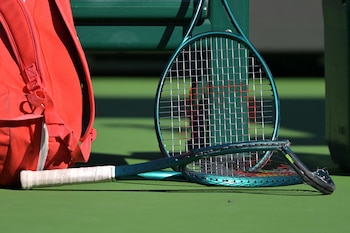 La tenista rompió una de