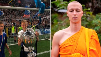 Fue campeón en Italia, dejó el fútbol a los 22 años por las lesiones y se convirtió en monje budista: “Encontré la felicidad”