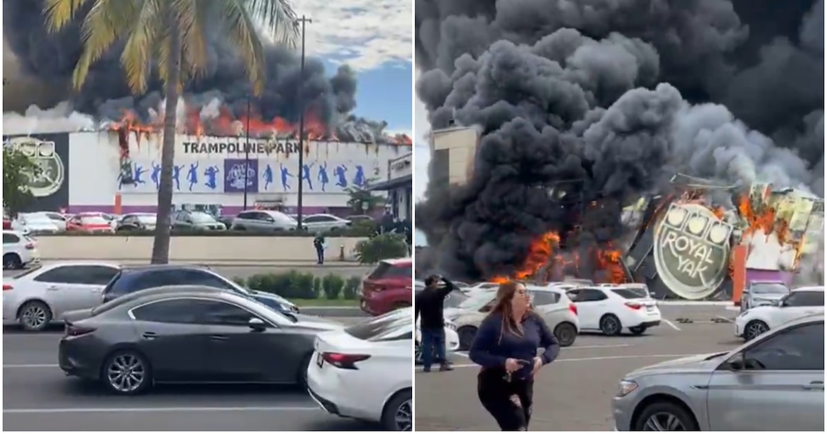 Incendio devastador en Air Jump Trampoline Park de Culiacán, Sinaloa: así fue el siniestro que destruyó el parque de diversiones