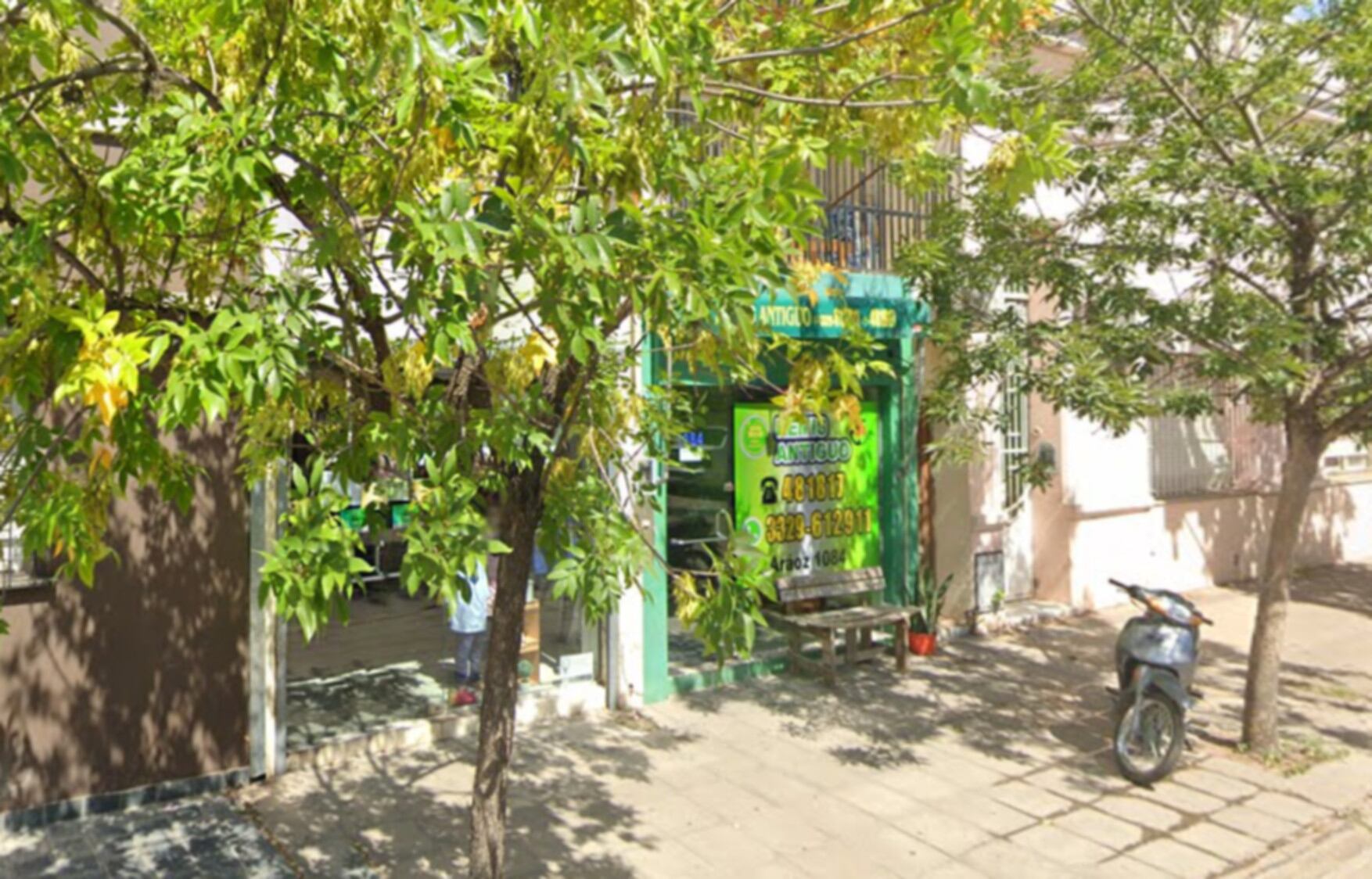 La remisería asaltada en la calle Araoz 1084 de la localidad bonaerense de Baradero (Google Maps)