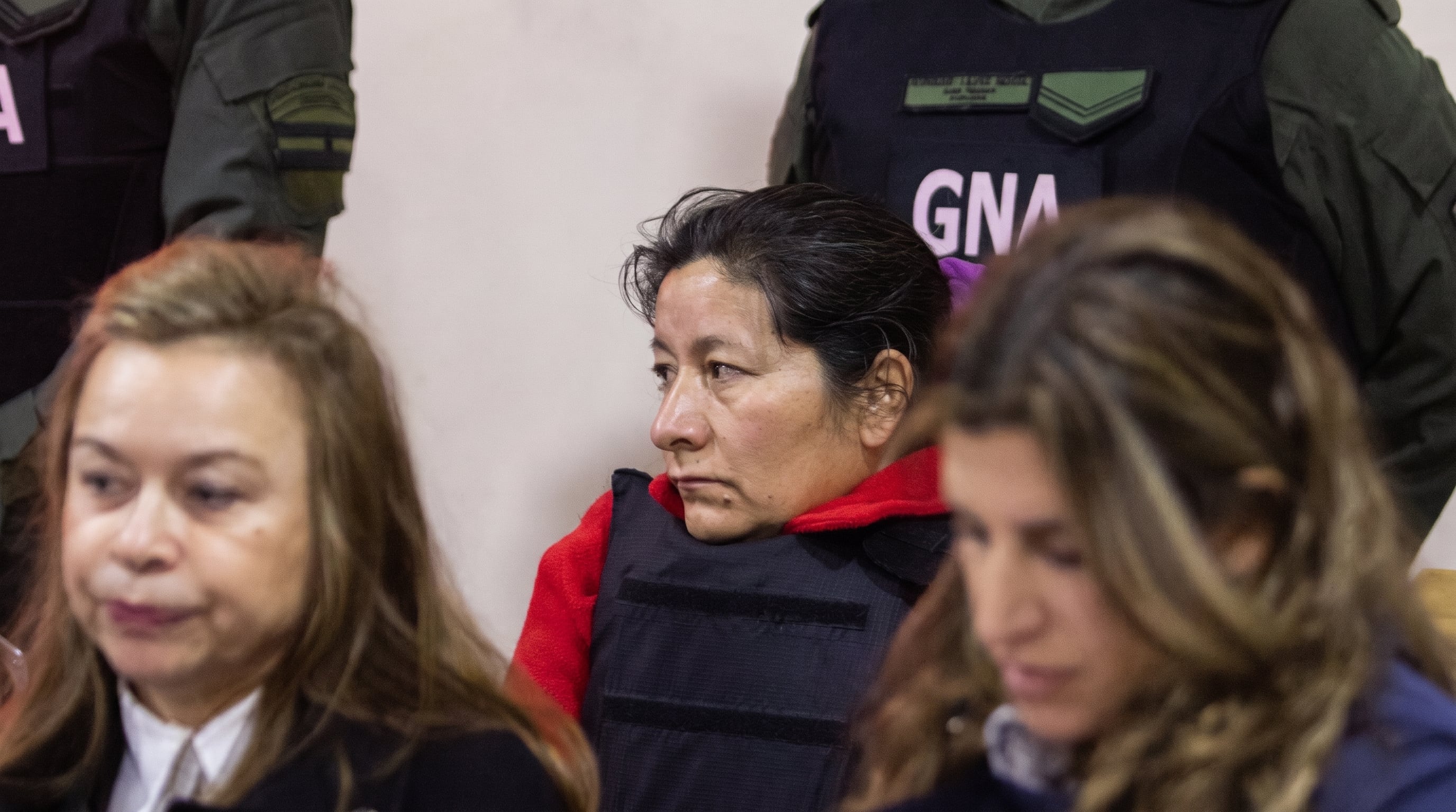Laudelina Peña en el juicio