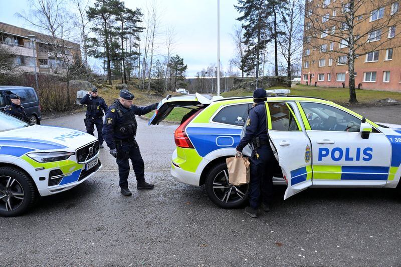 Imagen de archivo de la policía en Suecia. (TT/Jonas Ekstromer vía REUTERS)