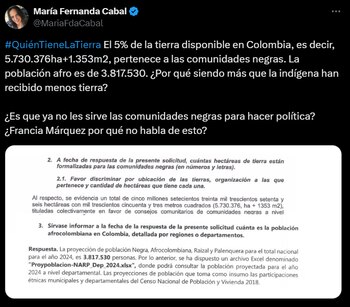 María Fernanda Cabal sobre los cultivos ilícitos en Colombia @MariaFdaCabal/X