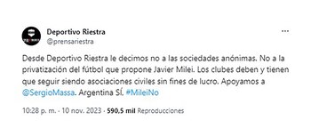 Los clubes se expresaron contra las Sociedades Anónimas