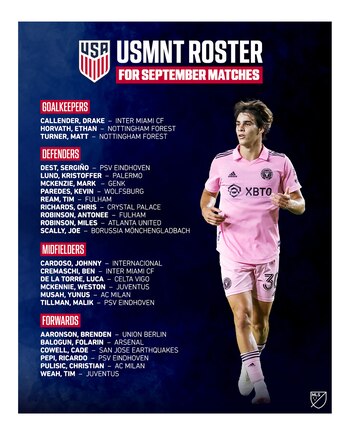 La lista de convocados que