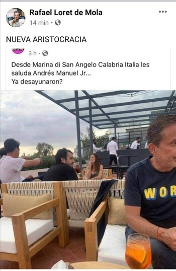 El periodista Rafel Loret de