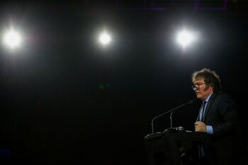 Javier Milei fue el candidato