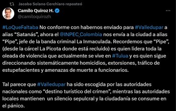 A través de su cuenta