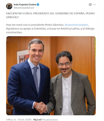 Iván Cepeda mostró su encuentro