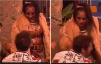 Barby Juárez golpea a Nicola Porcella, La Casa de los Famosos México