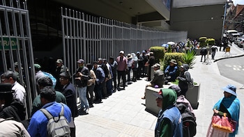 Filas en el Banco Central