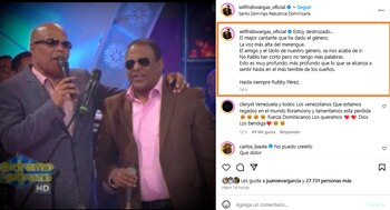 Wilfrido Vargas, amigo cercano de