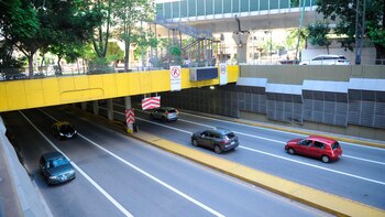 El ingreso al túnel de