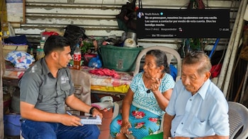 El Salvador: Pareja de adultos mayores, que vive en un cementerio, recibirá ayuda tras petición a Bukele en video viral