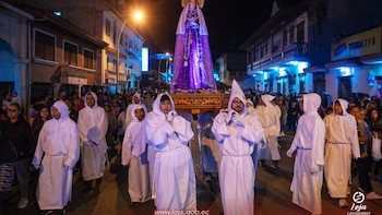 La comunidad de Loja se prepara para su tradicional viacrucis en Ecuador: cómo es este evento que ya es patrimonio cultural