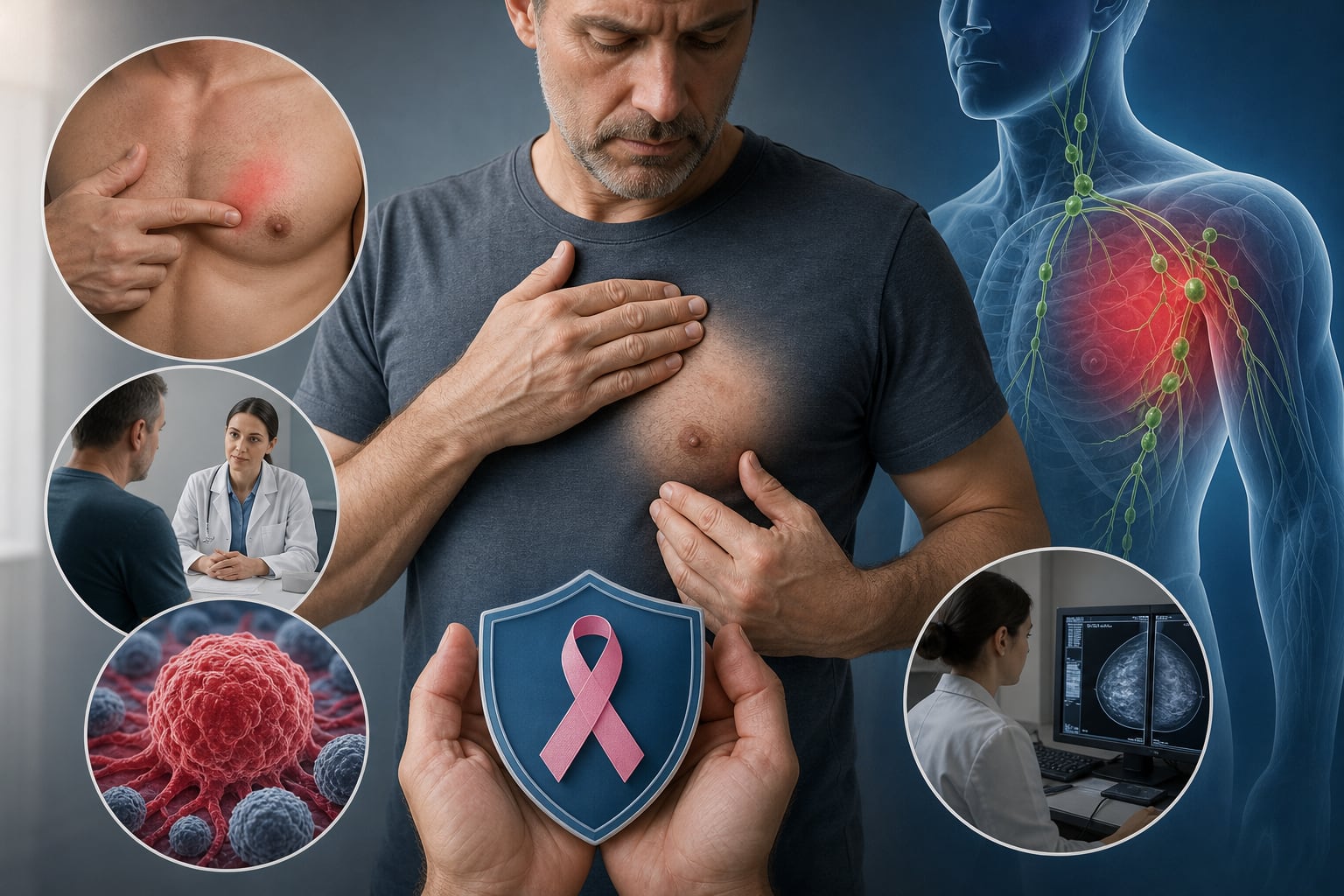 Guatemala: El cáncer de mama masculino suele detectarse tarde por la falta de controles rutinarios