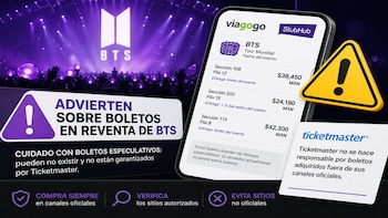 Tras el agotarse las entradas, aumentan los listados en reventa; Ticketmaster aclara que no se hace responsable por compras fuera de sus canales oficiales