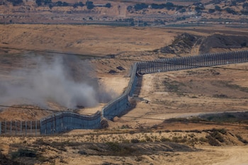 Israel abrió este sábado un nuevo plazo de evacuación para los civiles que quieran huir de la zona norte de la Franja de Gaza. (REUTERS/Evelyn Hockstein)