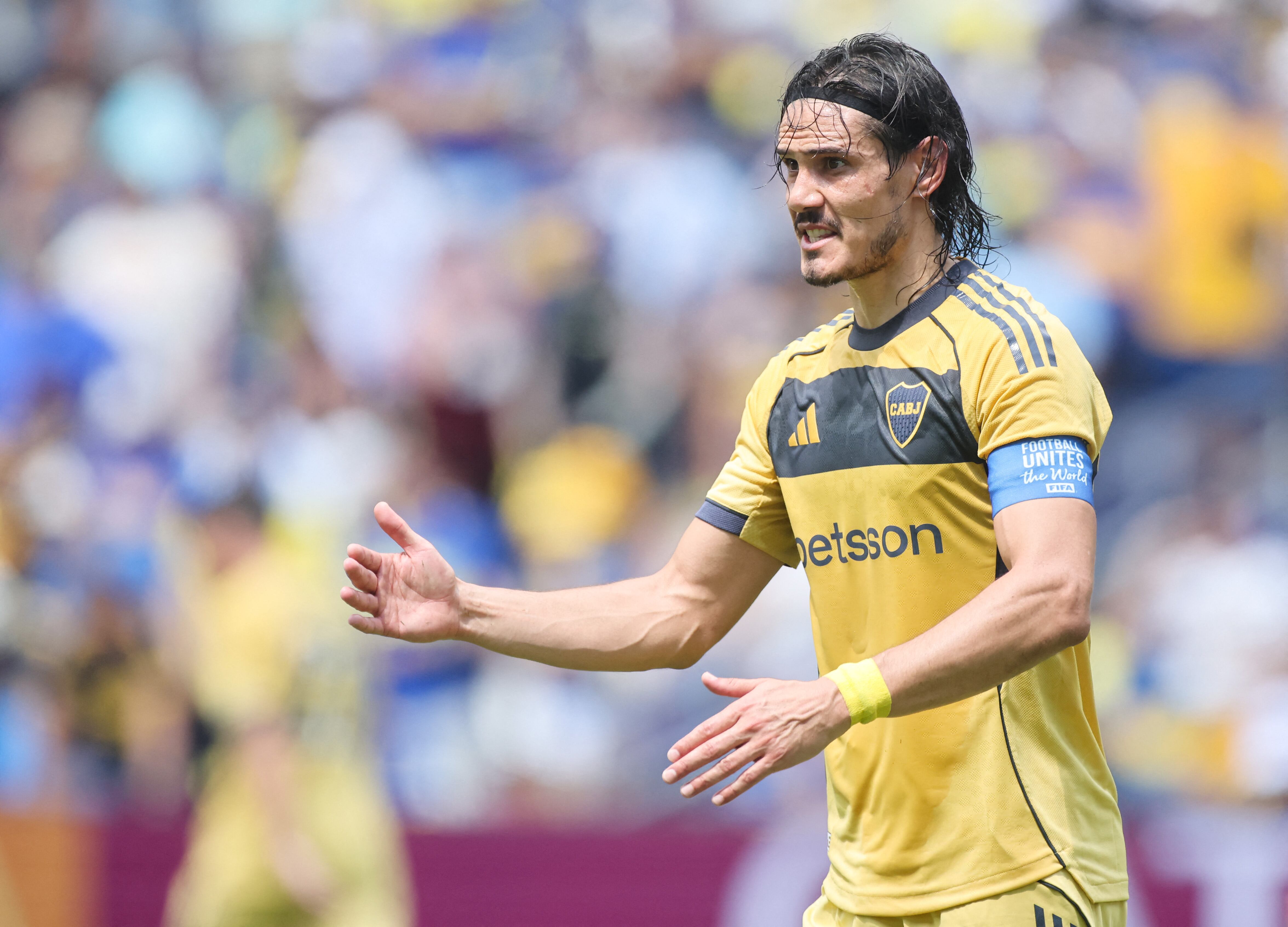 Edinson Cavani tiene contrato hasta fin de año y está abierta la chance para su renovación (Alex Grimm/Getty Images/AFP (Photo by ALEX GRIMM / GETTY IMAGES NORTH AMERICA / Getty Images via AFP)