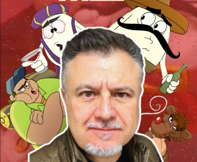 Fernando Meza prestó su voz a varios de los personajes de las animaciones de HuevoCartoon (FB)