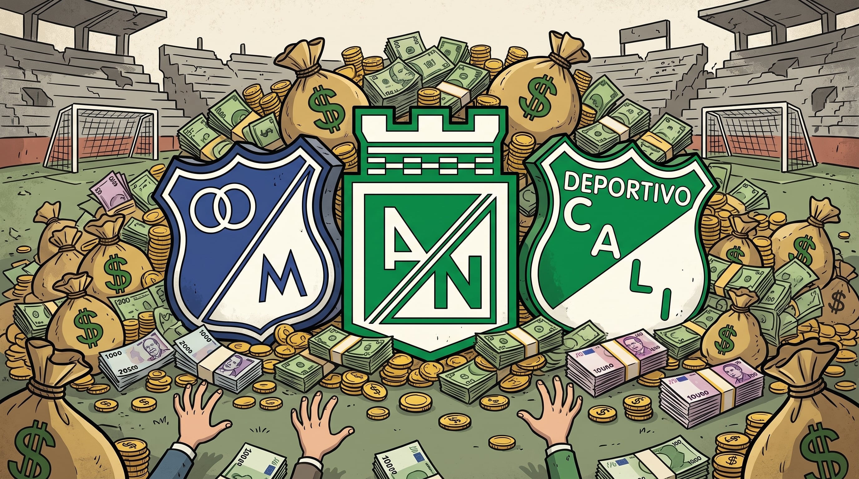 Según el abogado Luis Becerra, algunos clubes descontaron pensión a exfutbolistas que hicieron parte de sus instituciones hace más de cinco décadas, pero nunca enviaron ese dinero al sistema de seguridad social - crédito Imagen Ilustrativa Infobae